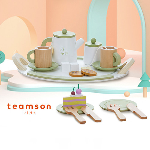 teamson迪生家木制厨房玩具