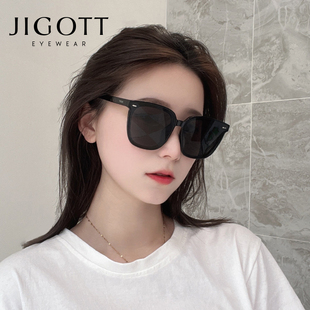 JIGOTT偏光太阳镜女防紫外线墨镜韩版 潮开车旅游防晒大脸显瘦3019