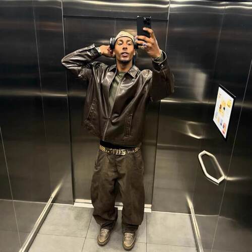 自主Vujade009-JUDE烟草棕色直筒灯芯绒长裤百搭宽松休闲裤潮图色