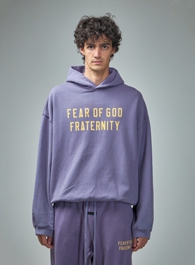 FOG复线ESSENTIALS FALL24隐藏款高街美式印花字母秋冬连帽卫衣男