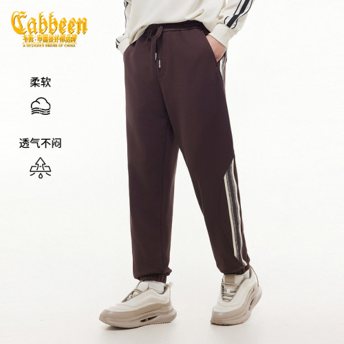 【织带拼接】卡宾结构分割休闲裤
