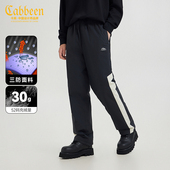 宽松保暖百搭黑直筒裤 休闲长裤 卡宾羽绒裤 男冬季 三防 90鸭绒