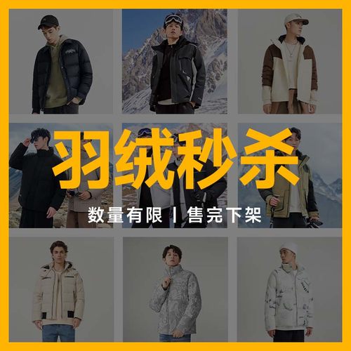 【特价349元起】卡宾男装羽绒服