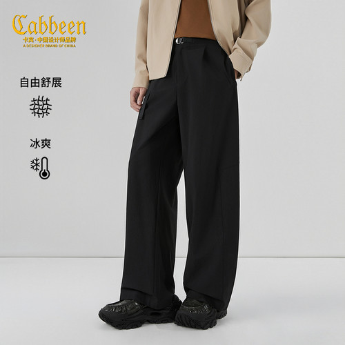 腰部松紧调节，宽松阔腿版型