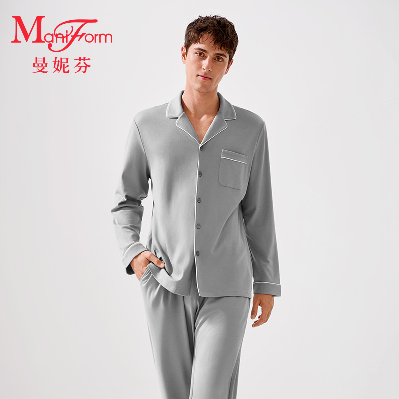 男士家居服睡衣起居服套装