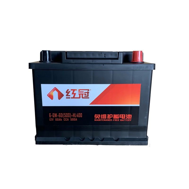 红冠蓄电池汽车电瓶适用长安逸动CS35 CX30 欧诺1.5 悦翔、L2-400