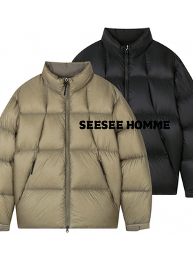 《高德云版户外风》东丽克轻科技白鹅绒男冬立领加厚面包羽绒服BG