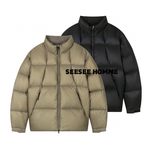 东丽克轻科技白鹅绒男冬立领加厚面包羽绒服BG 户外风 高德云版