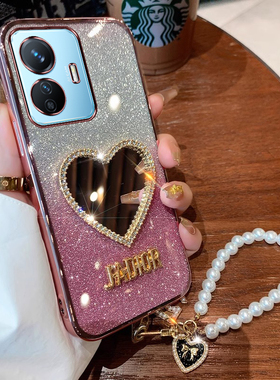 vivoY77E手机壳voviy77e保护套V2166BA全包边viviY77e镜子软壳女