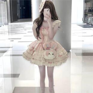 小芙蝶芭蕾风蛋糕裙心动玩偶连衣裙原创Lolita裙狗