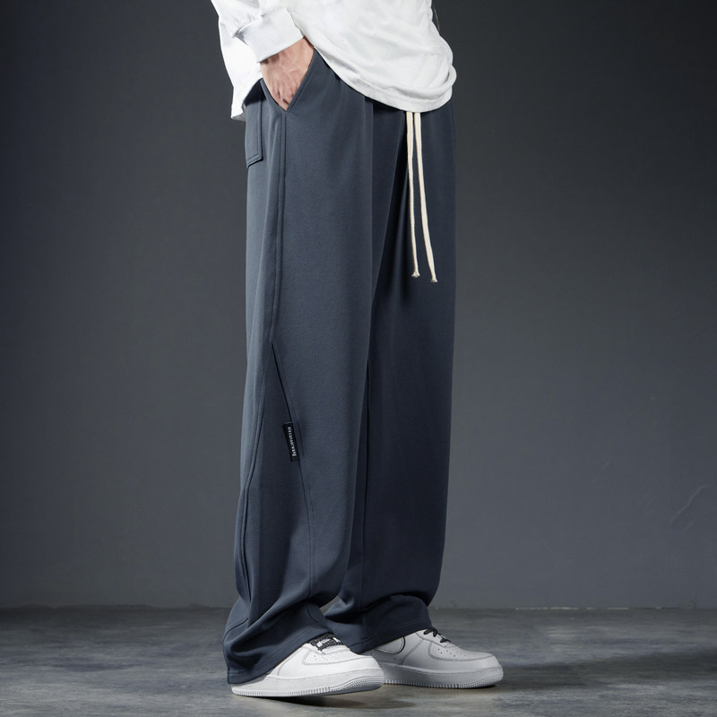 加绒加厚运动裤男秋冬季重磅直筒新款阔腿胖子加肥加大码休闲卫裤,男装,休闲裤,淘宝优惠券,粉丝福利购,淘宝优惠卷