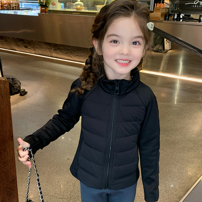 lulu轻系儿童修身轻薄鹅绒服外套