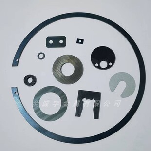 铁垫片镀锌垫片65MN平垫圈0.1-4mm淬火锰钢板高弹耐磨片加工定制