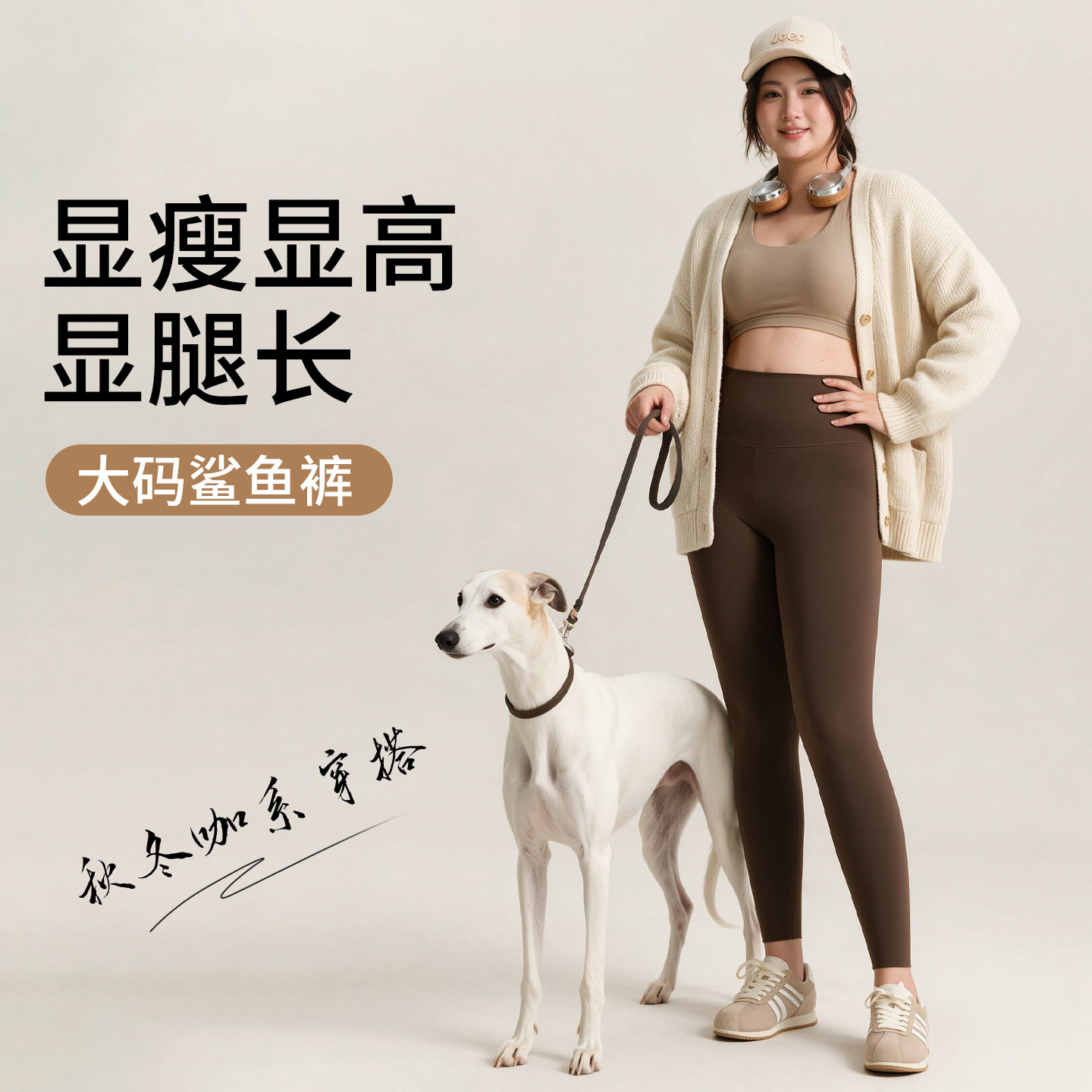 大码鲨鱼裤女外穿高腰收腹