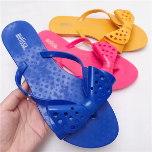 巴西 果冻香鞋melissa HARMONIC INFANTIL镂空蝴蝶人字夹脚拖