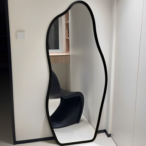 简约异形全身镜卧室壁挂穿衣镜