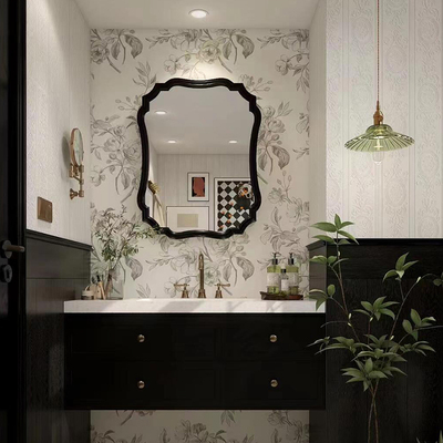 异形浴室镜复古卫生间智能洗漱镜