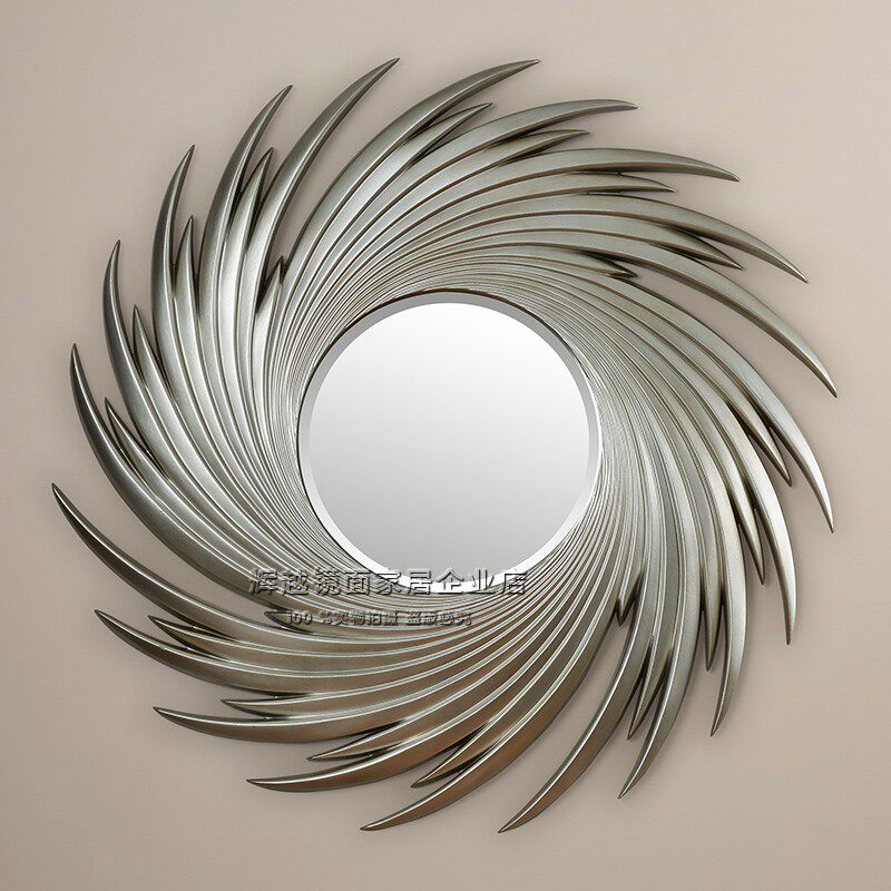 美式古典风创意客厅走廊装饰镜