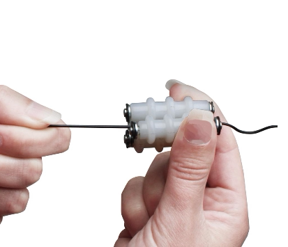 5-2mm金属丝软丝手握校直器小型diy首饰铜丝线手拉调直实心调节