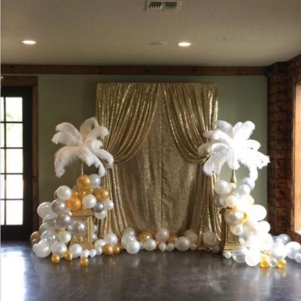 香槟金色发光发亮ins幻彩亮片婚庆房间窗帘布网红拍摄背景亮片布