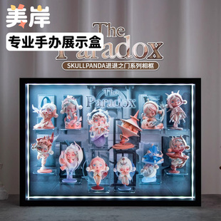 进退之门系列手办收纳盲盒展示盒架柜适用泡泡玛特SKULLPANDA场景