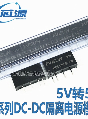 B0505LS-1WR2 电源模块5V转5V DC-DC隔离 B0505LS-1W 1WR3 带保护