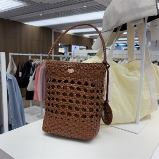 韩国代购陈先生depound包包草编女款专柜正品26新款