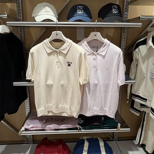 韩国代购陈先生satur短袖Polo衫短袖女款专品26新款SA262WKT02