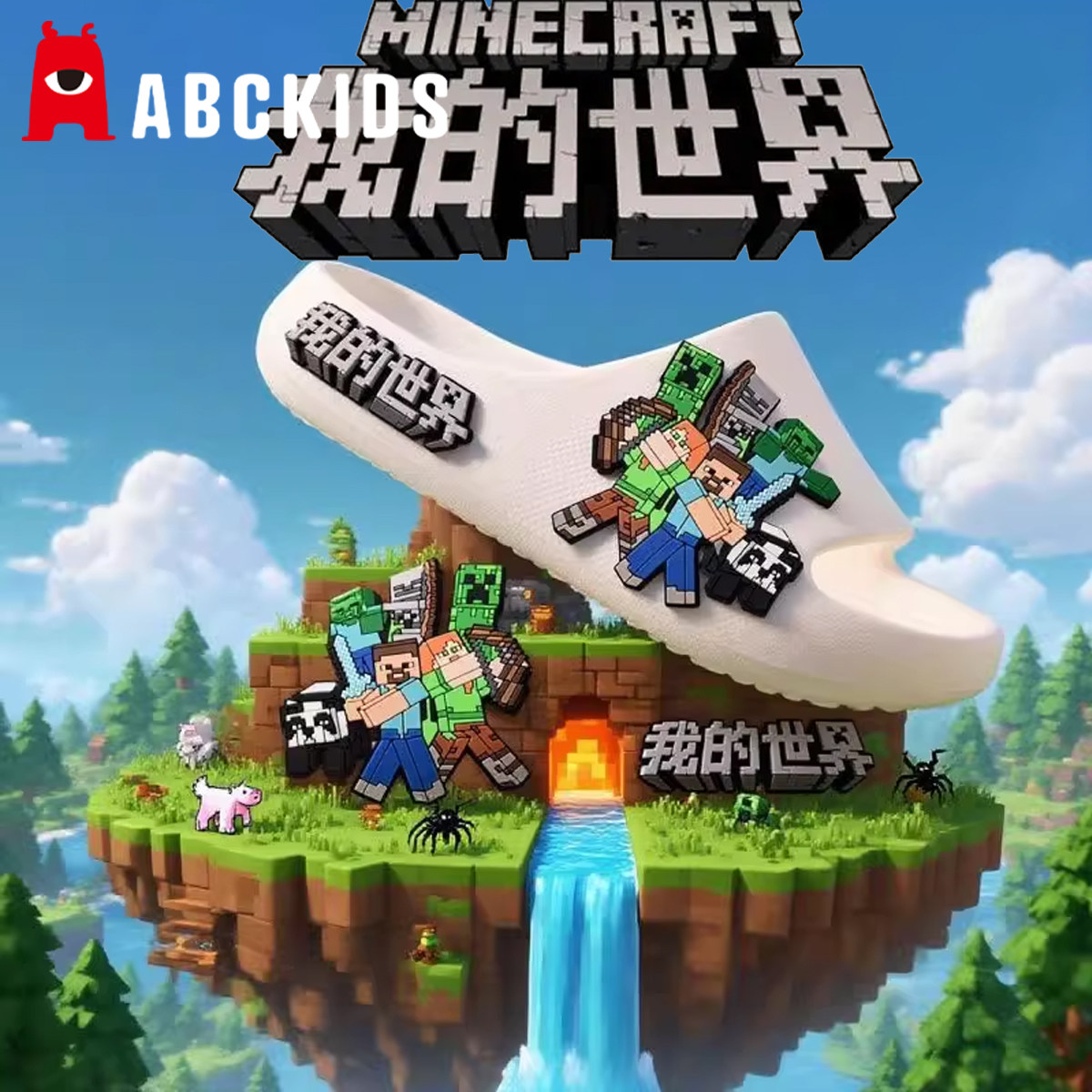 Abckids儿童拖鞋男童新款防滑防臭男孩夏季青少年沙滩轻便凉拖鞋,童鞋/婴儿鞋/亲子鞋,儿童凉拖鞋,淘宝优惠券,粉丝福利购,淘宝优惠卷