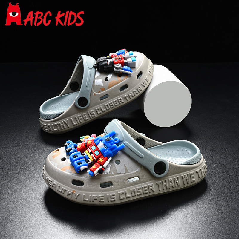 abckids夏季男童洞洞鞋凉鞋