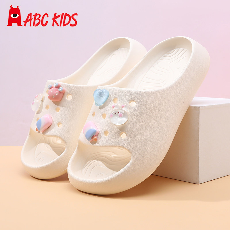 Abckids儿童拖鞋夏季女童凉拖鞋图片