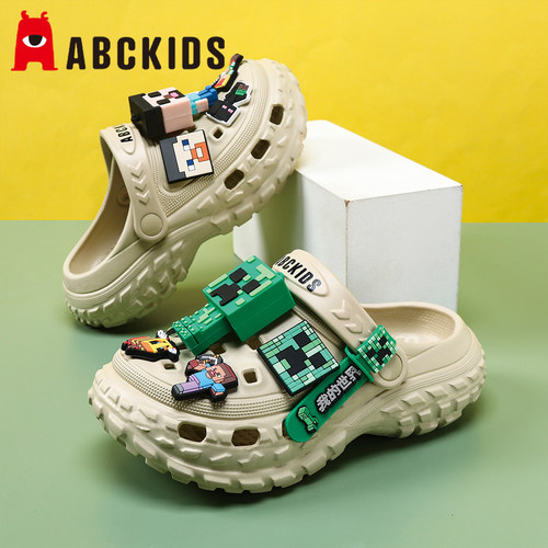 abckids我的世界儿童拖鞋沙滩鞋