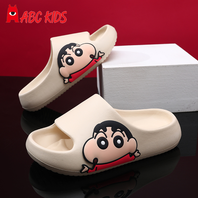 abckids蜡笔小新儿童拖鞋夏季