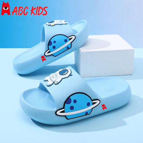 abckids卡通宇航员儿童凉拖鞋