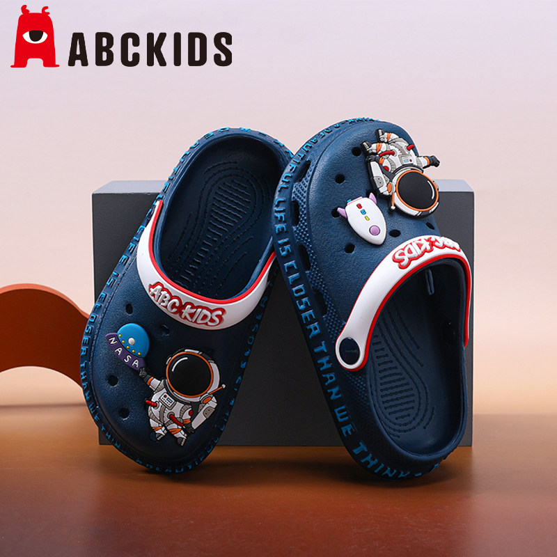 abckids太空人儿童洞洞鞋