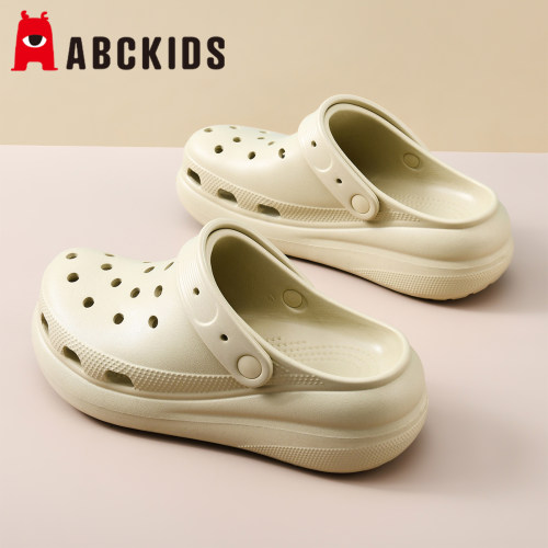 Abckids夏季儿童洞洞鞋户外防滑