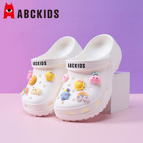 ABCKIDS儿童洞洞鞋夏季女孩凉鞋