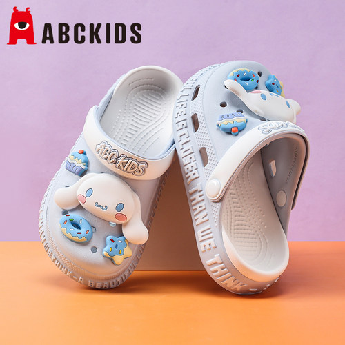 abckids儿童洞洞鞋夏季