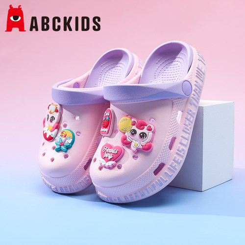 Abckids儿童洞洞鞋夏季外出透气