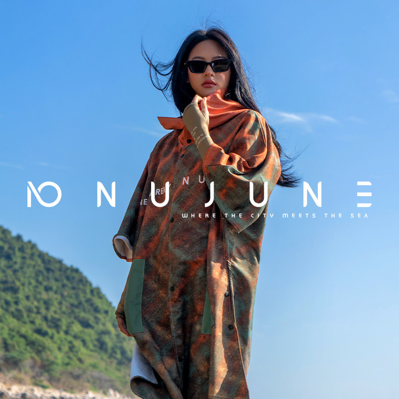 Nu-June成人潜水速干吸水浴袍