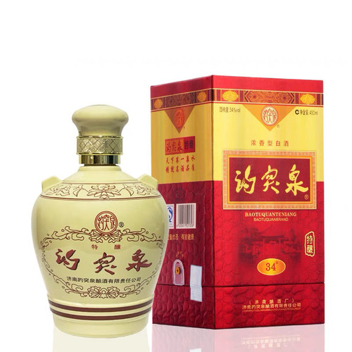 山东鲁酒特产34度精品趵突泉