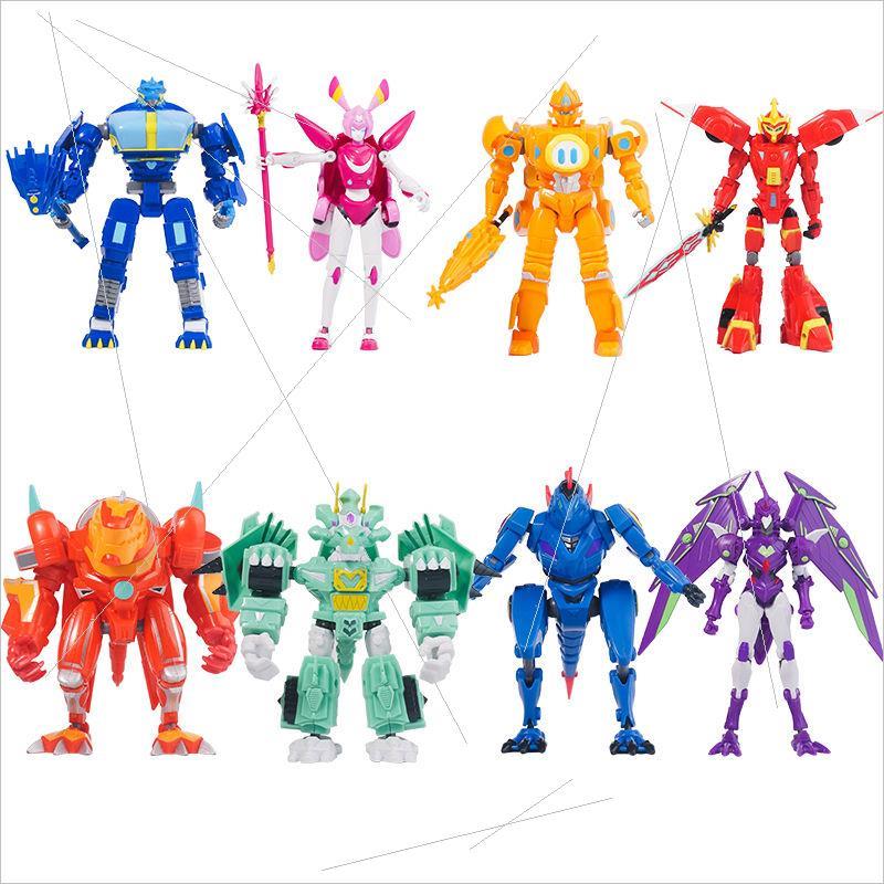 宇宙彩虹护卫队魔法棒女童晨曦恐龙队玩具变形机车杖星机车公仔套