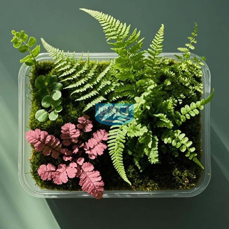 苔藓蕨类微景观植物盆栽室内盆景桌面绿植