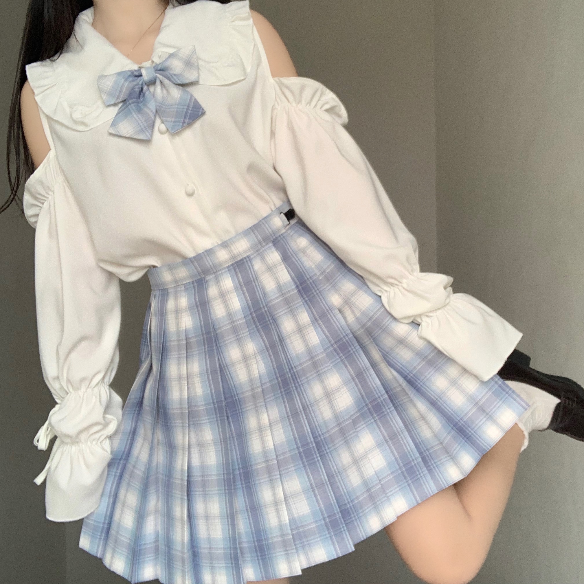 jk制服原创日系高腰短裙学生