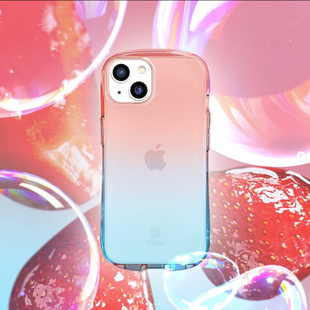 Pro防摔iFace手机壳TPU软壳可DIY手机保护套 iFace透明渐变色手机壳适用苹果iPhone13