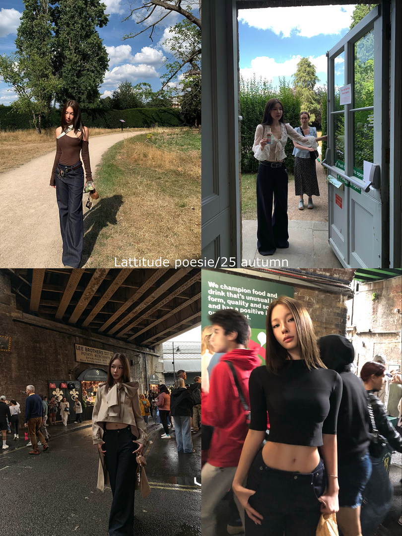 Collage of women wearing autumn street style outfits