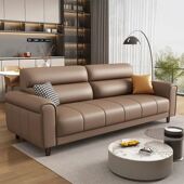 德国品质真皮沙发客厅组合免洗猫抓皮现代简约北欧耐脏沙发