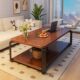 德国品质实木茶几客厅桌家用轻奢复古茶几桌民宿简约