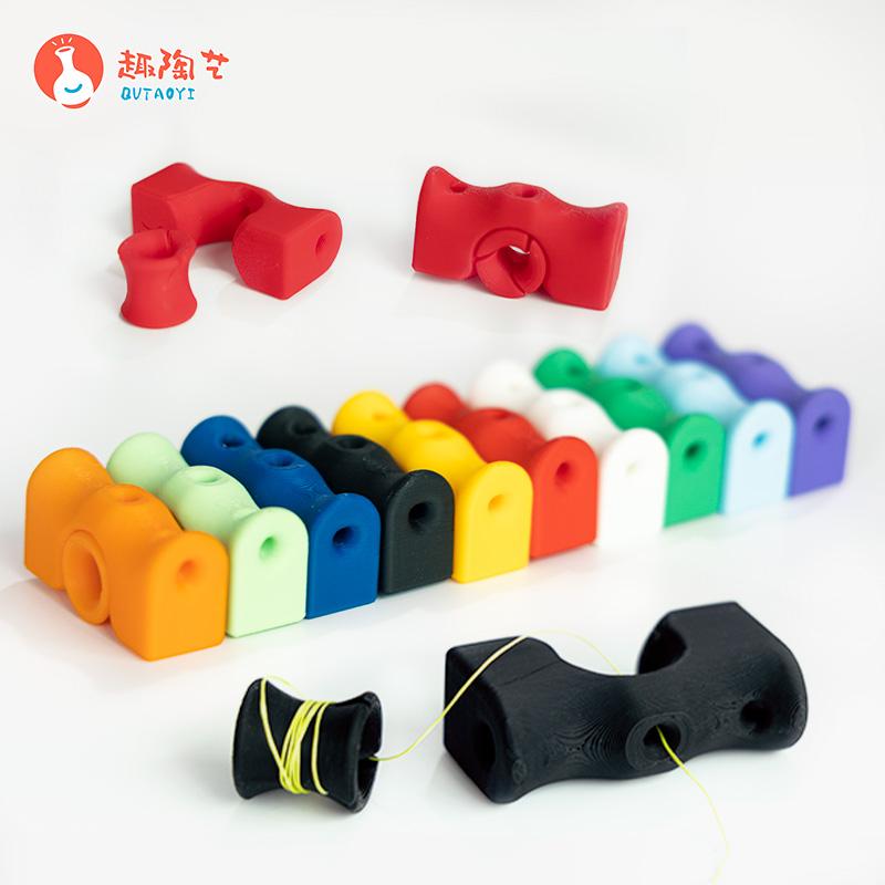 趣陶艺陶艺工具割泥线可更换割泥线手柄diy线材陶泥切割多色可选