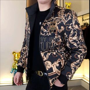 【高品质】2024冬季新款男士时尚韩版百搭潮流个性款羽绒服外套男